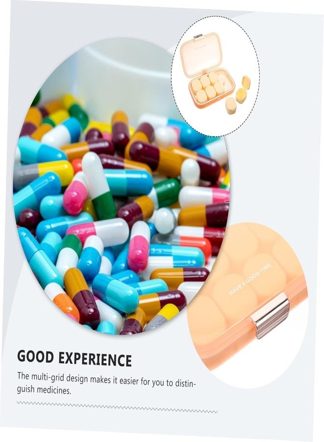 TGOPIT علبة تنظيم حبوب TGOPIT، قطعة واحدة، لطيفة للسفر، لحفظ الأدوية اليومية، تخزين شخصي، صغيرة الحجم، محمولة، تحتوي على فيتامينات أسبوعية، مقسمة للجيب، مناسبة للحقائب والمحافظ أثناء السفر. - Image 5